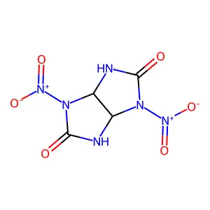 Dinitroglycoluril structure