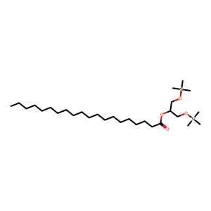 1,3-bis(trimethylsilyloxy)propan-2-yl icosanoate structure