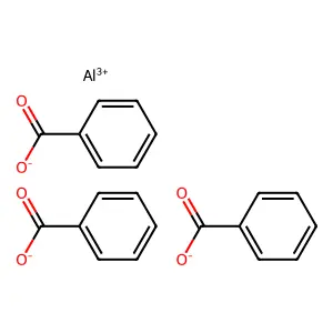 Aluminum benzoate structure