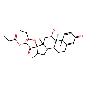 Dexamethasone dipropionate structure