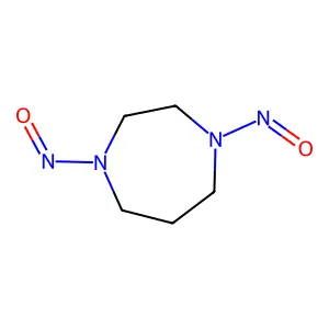 Dinitrosohomopiperazine structure