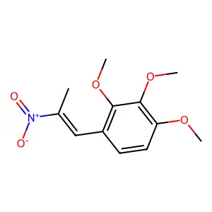 1-(2,3,4-TRIMETHOXYPHENYL)-2-NITROPROPENE structure