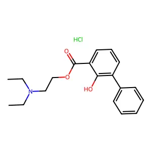 BIPHENAMINE HYDROCHLORIDE structure