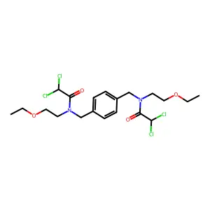 Compound C20H28Cl4N2O4 structure