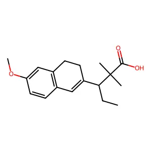 Compound C18H24O3 structure