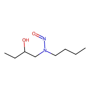 N-Butyl-N-(2-hydroxybutyl)nitrosamine structure
