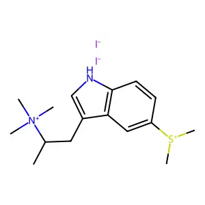 Compound C16H26I2N2S structure