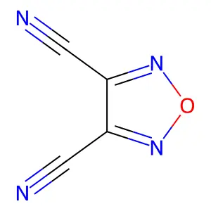 1,2,5-oxadiazole-3,4-dicarbonitrile structure