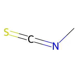METHYL ISOTHIOCYANATE structure