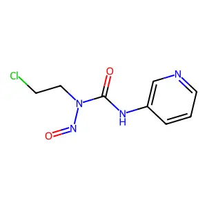 1-(2-chloroethyl)-1-nitroso-3-pyridin-3-ylurea structure