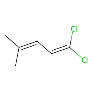 1,1-dichloro-4-methylpenta-1,3-diene structure