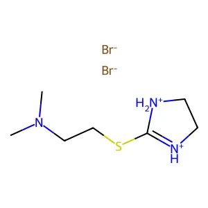 2-((2-(Dimethylamino)ethyl)thio)-2-imidazoline dihydrobromide structure