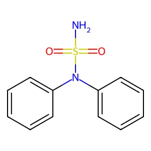 n,n-diphenylsulfuric diamide structure