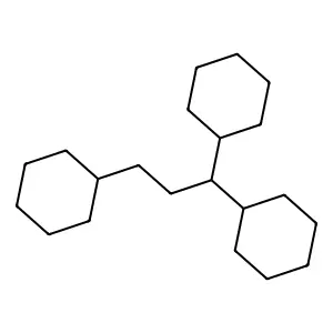 1,1,3-Tricyclohexylpropane structure