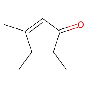 3,4,5-TRIMETHYL-2-CYCLOPENTEN-1-ONE structure