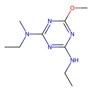 1,3,5-Triazine-2,4-diamine, N,N'-diethyl-6-methoxy-N-methyl- structure