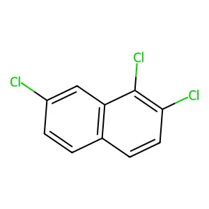 1,2,7-Trichloronaphthalene structure