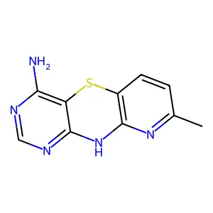 Compound C10H9N5S structure