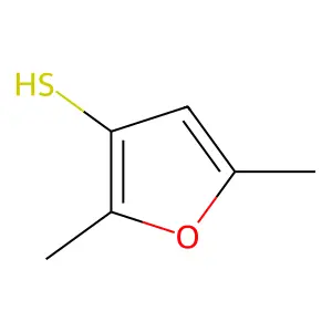 2,5-Dimethylfuran-3-thiol structure