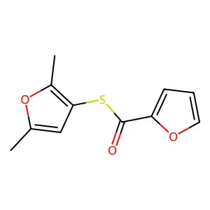 S-(2,5-Dimethyl-3-furanyl) 2-furancarbothioate structure
