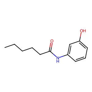HEXANANILIDE, 3'-HYDROXY- structure