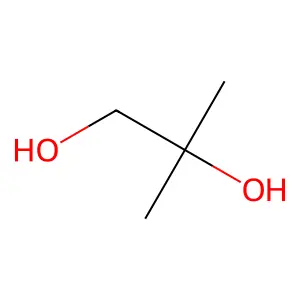 2-Methylpropane-1,2-diol structure