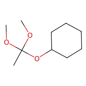 (1,1-Dimethoxyethoxy)cyclohexane structure