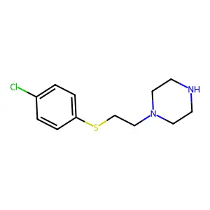 1-[2-[(4-Chlorophenyl)thio]ethyl]piperazine structure