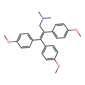 Aminoxytriphene structure