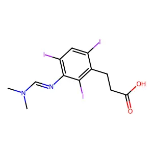 Iopodic acid structure