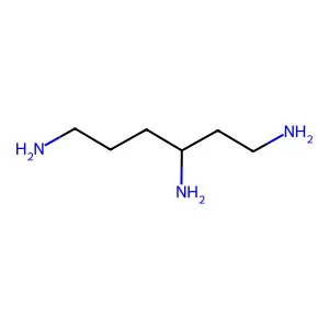 1,3,6-Hexanetriamine structure