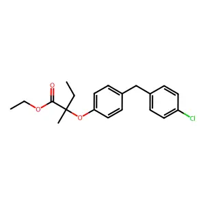 Beclobrate structure
