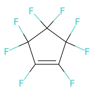 Octafluorocyclopentene structure