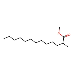 Methyl 2-methyltridecanoate structure