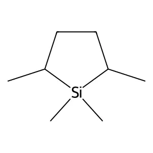 1,1,2,5-Tetramethylsilolane structure