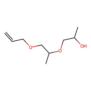 1-(1-prop-2-enoxypropan-2-yloxy)propan-2-ol structure