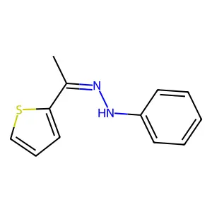 1-(2-Thienyl)ethanone phenylhydrazone structure