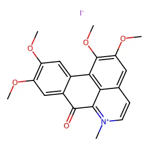 Oxoglaucine methiodide structure