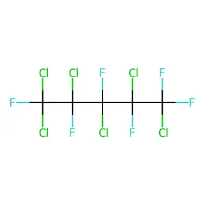 1,1,2,3,4,5-Hexachloro-1,2,3,4,5,5-hexafluoropentane structure