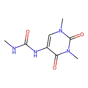 1-(1,3-dimethyl-2,4-dioxopyrimidin-5-yl)-3-methylurea structure