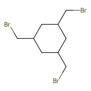 1,3,5-tris(bromomethyl)cyclohexane structure
