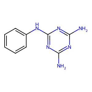 N2-phenyl-1,3,5-triazine-2,4,6-triamine structure