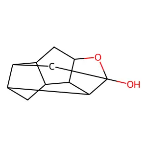 11-oxapentacyclo[5.4.1.02,6.03,10.04,8]dodecan-1-ol structure