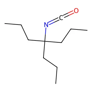 1,1-Dipropylbutyl isocyanate structure