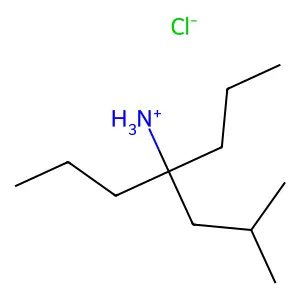 (2-methyl-4-propylheptan-4-yl)azanium chloride structure