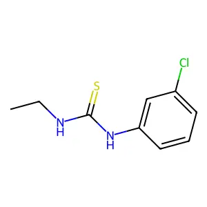1-(3-chlorophenyl)-3-ethylthiourea structure