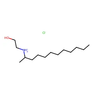 2-((1-Methylundecyl)amino)ethanol hydrochloride structure
