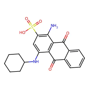 Acid Blue 62 free acid structure