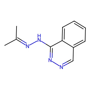 N-(propan-2-ylideneamino)phthalazin-1-amine structure