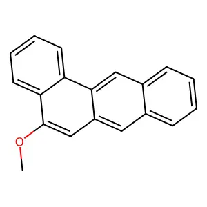 BENZ(a)ANTHRACENE, 5-METHOXY- structure
